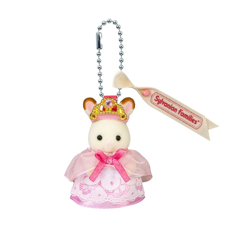 Sylvanian Families: Chocolate Rabbit Baby(Princess)Keychain