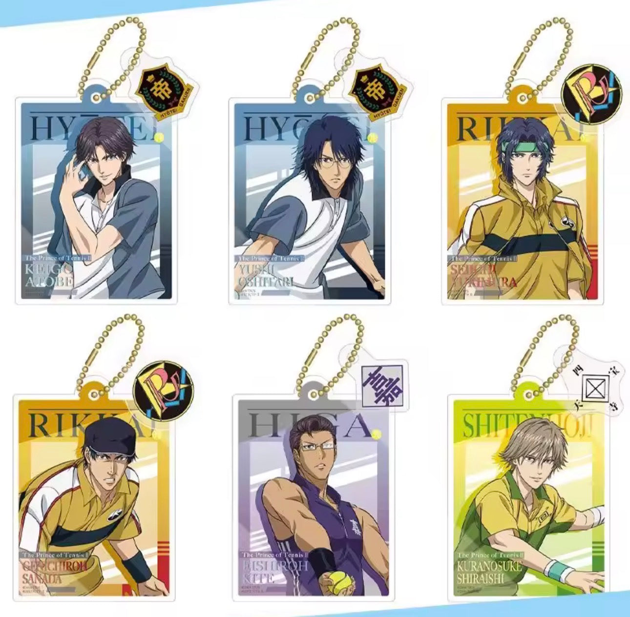 Prince of tennis charms