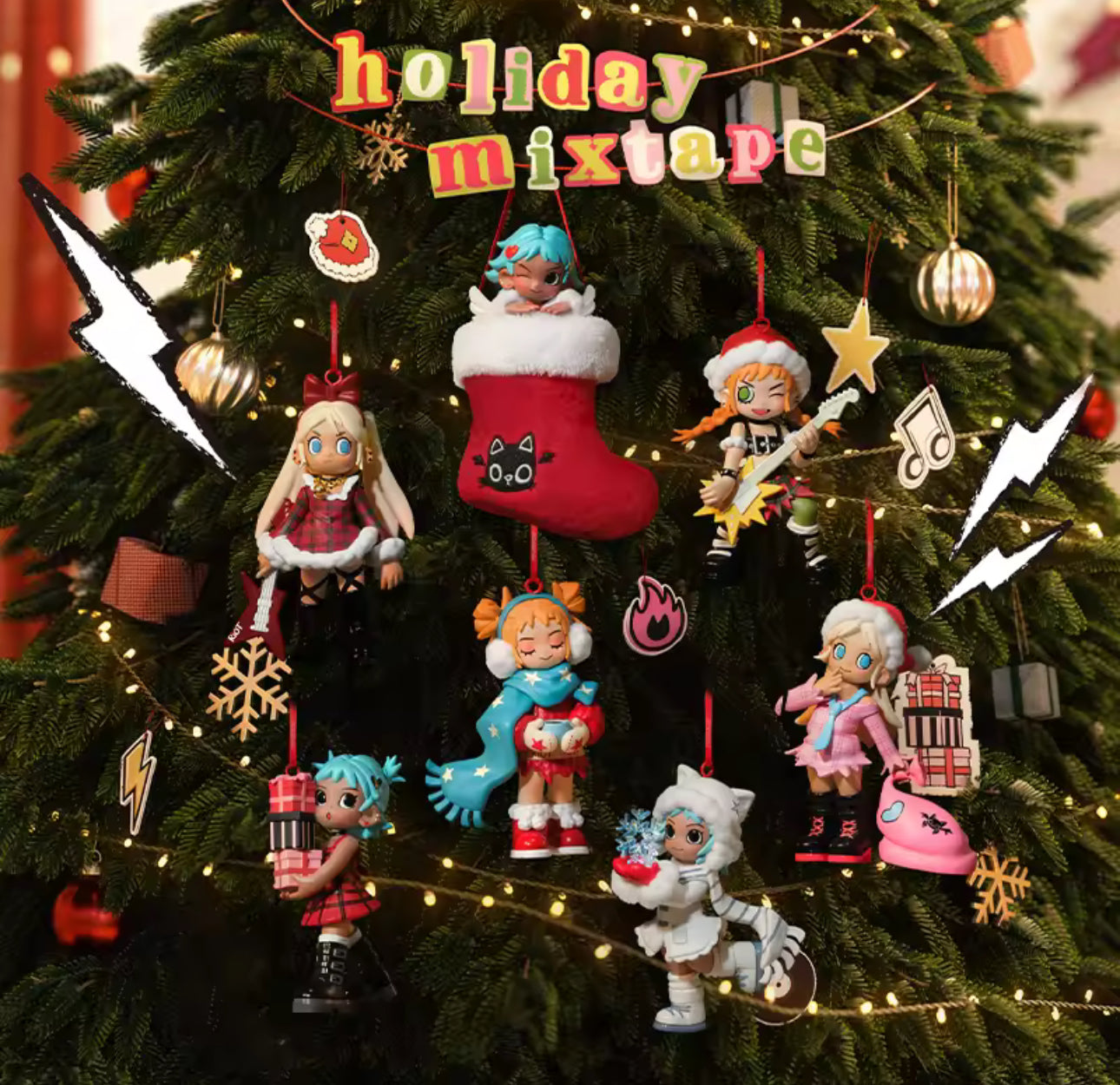 POP MART Lil Peach Riot Holiday Mixtape Series Figures Blind Box (1 Random)