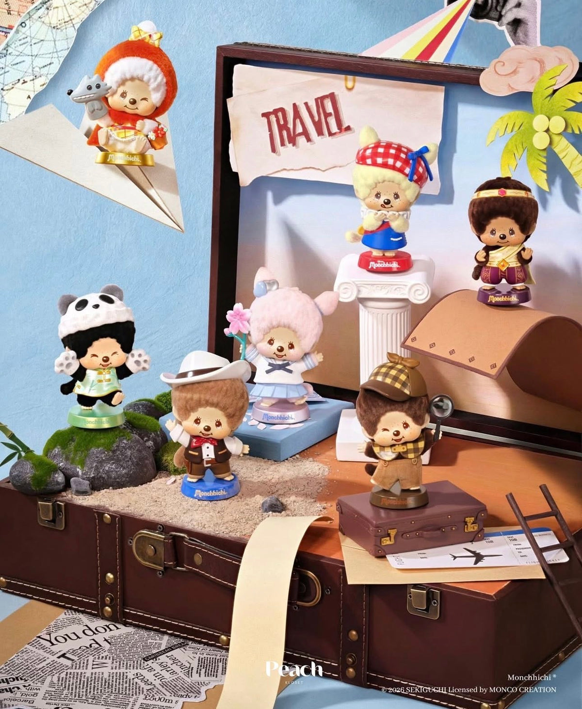 Monchichi magnet blind box