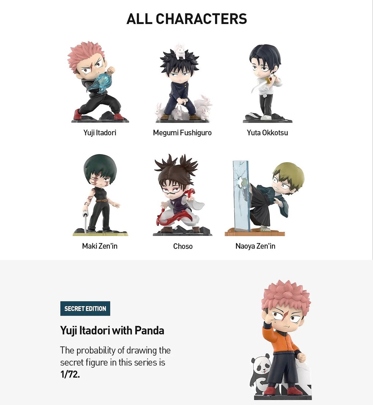 Jujutsu Kaisen: The Culling Game Series blind box