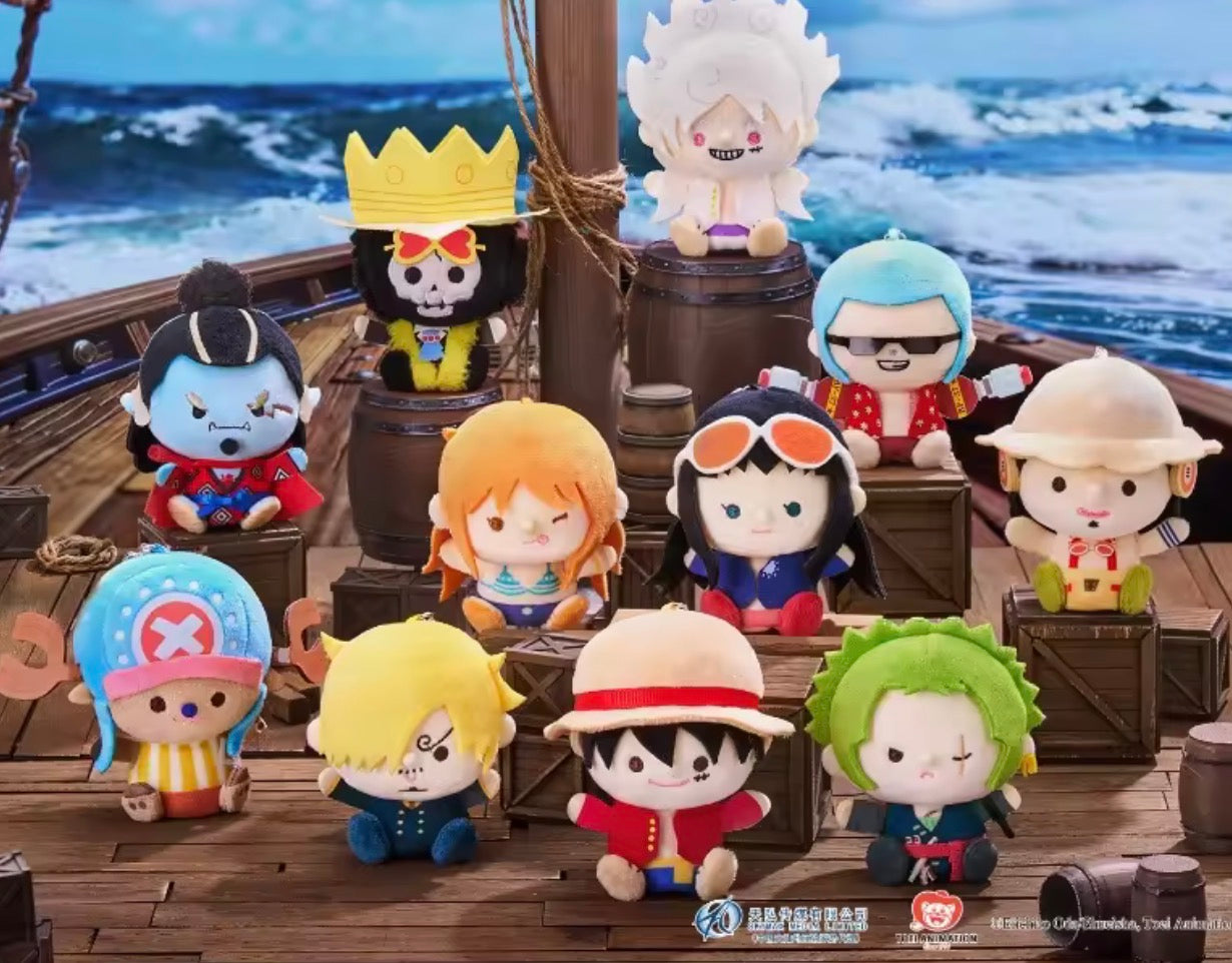 Straw Hat Pirates Finger Puppets & Plush Charms Blind Box