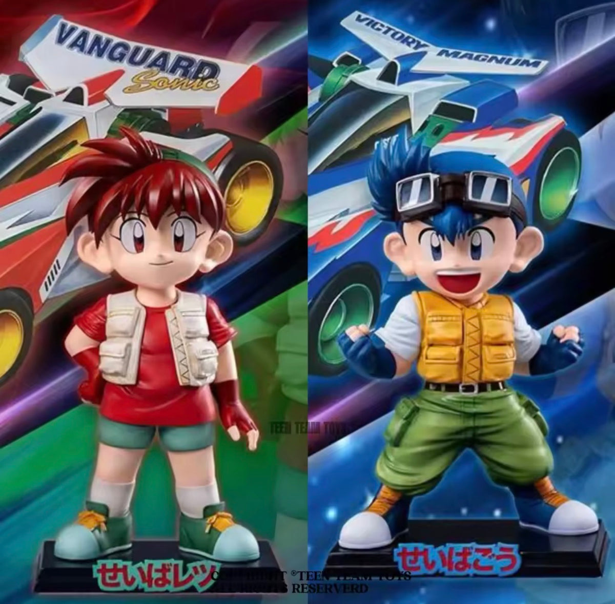 Bakusō Kyōdai Let’s & Go figures
