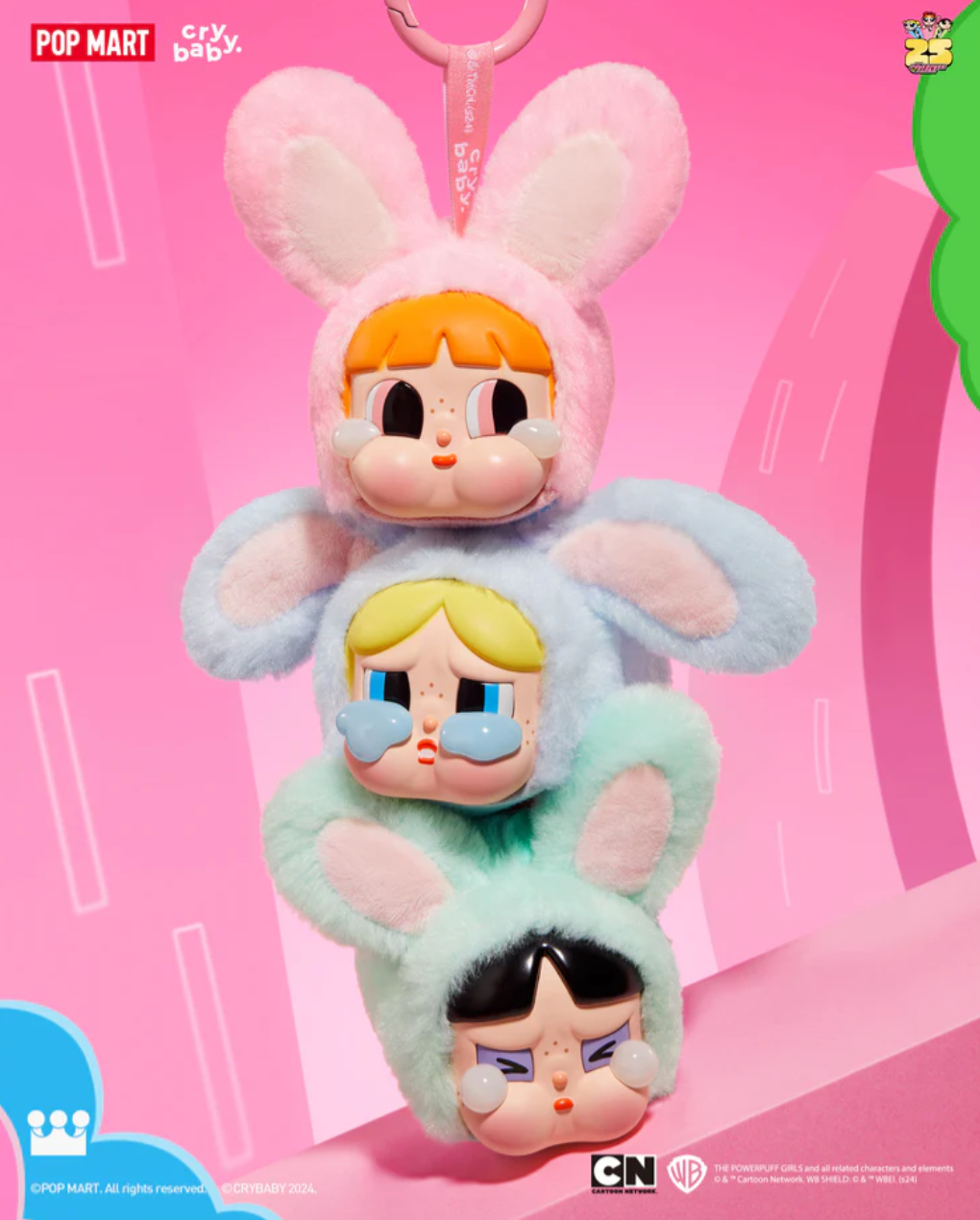 Power Puff Girls CryBaby Charm (1 Single Blind Box)