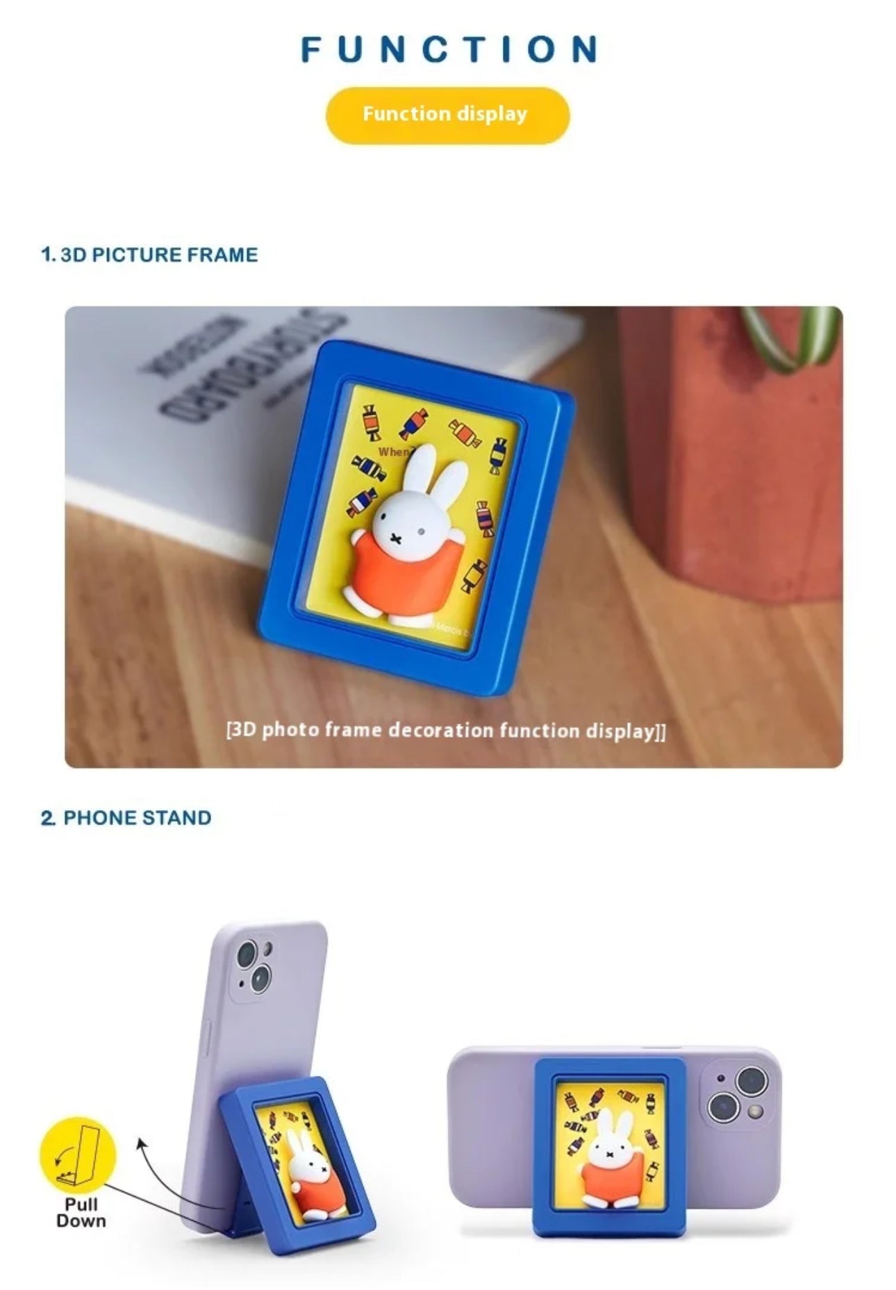 Miffy Frame Phone Stand Blind Box