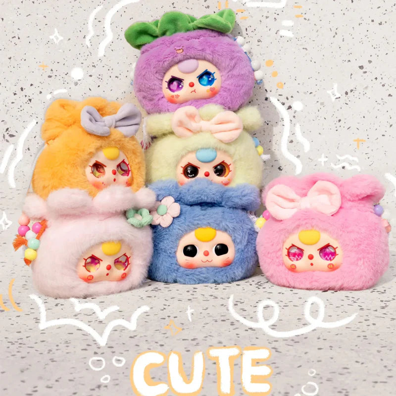 Baby Three Colorful Plush Charms Blind Box (1 Random)