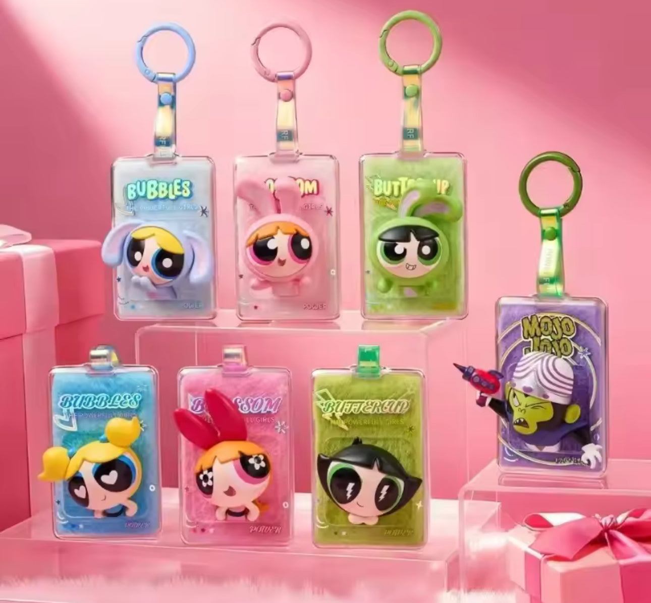 Power puff girls card holder blind box