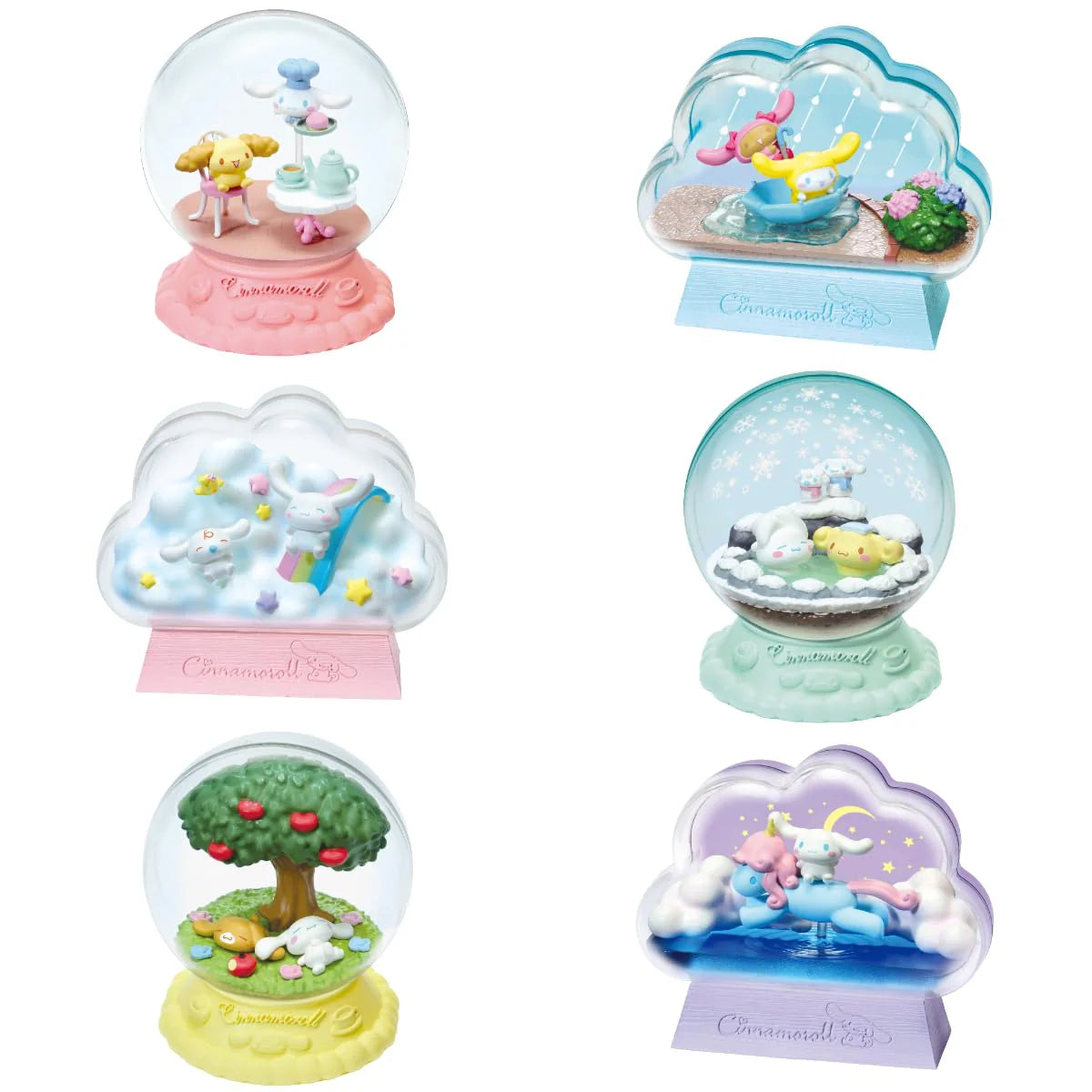 Re-ment Cinnamoroll Terrarium Collection Fluffy Happy Days