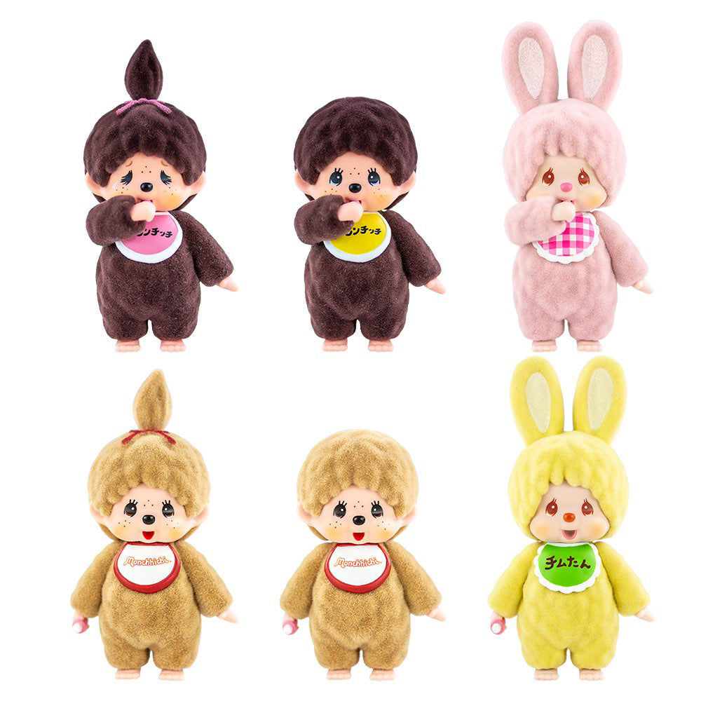 Monchhichi Flocking Mascot Blind Box (1 Random)