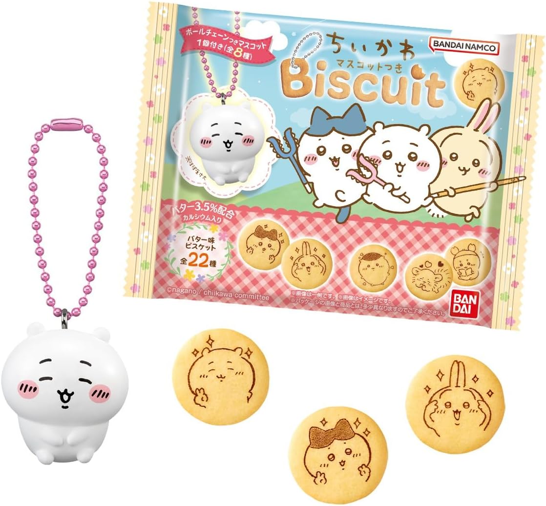 Chiikawa biscuits with charms