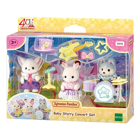 Sylvanian Families Baby Starry Concert Set: 40th-anniversary limited-edition