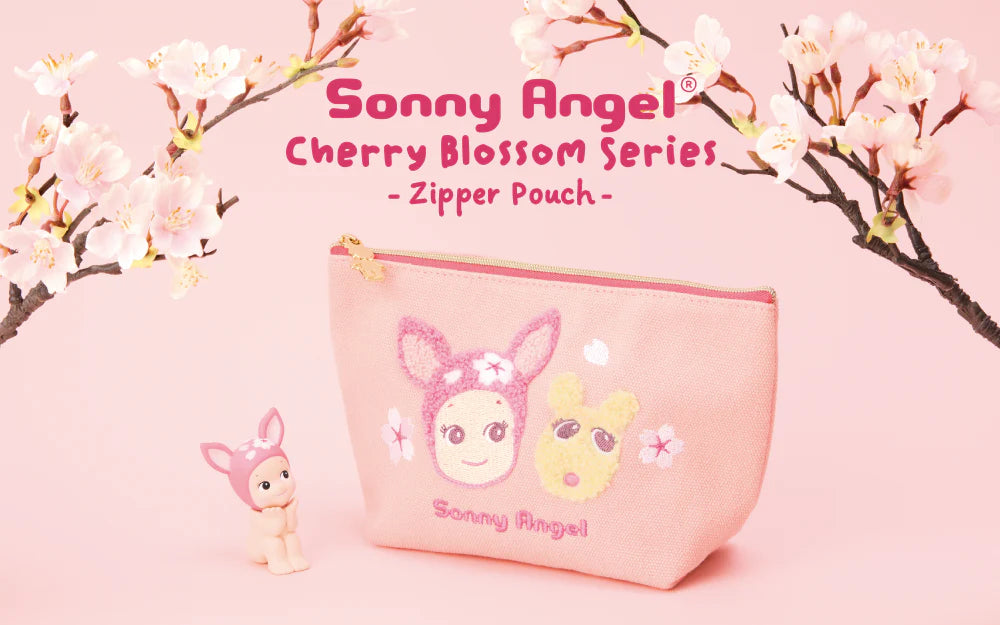 Sonny Angel: Cherry Blossom Zipper pouch