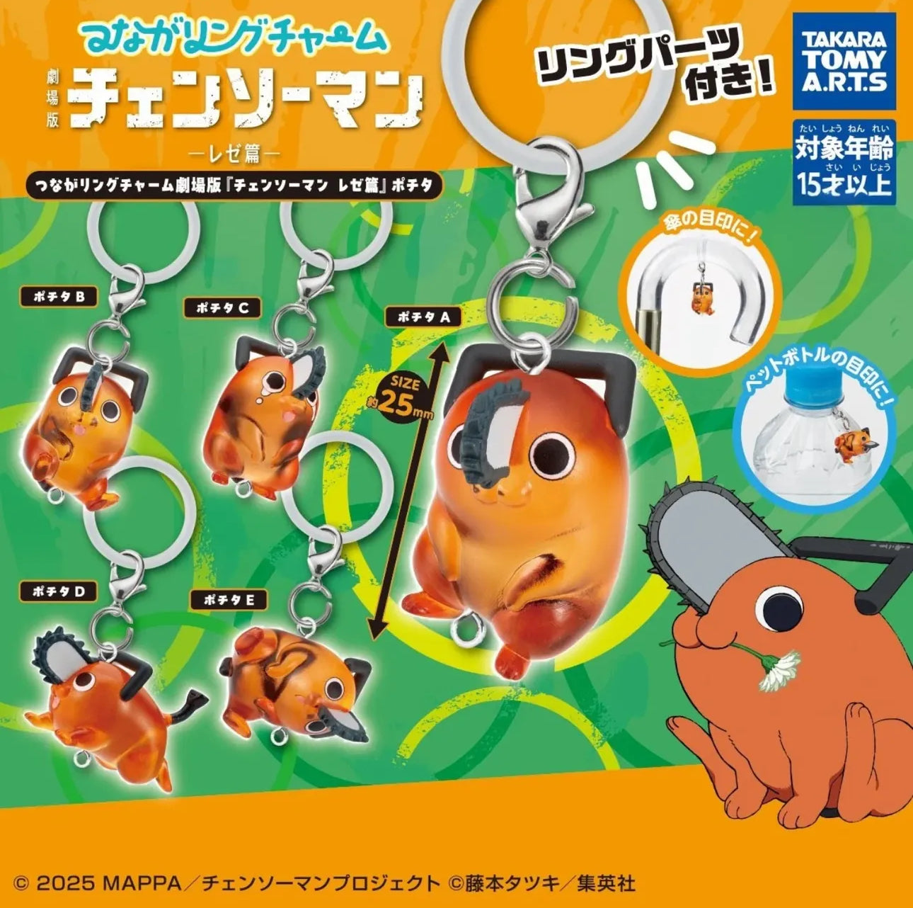 Chainsaw Man Pochita Charms (1 Random)