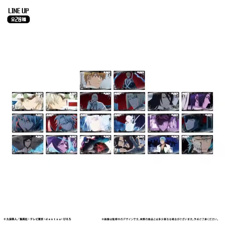 BLEACH: Thousand-Year Blood War Clear Card Collection featuring 20 different clear cards