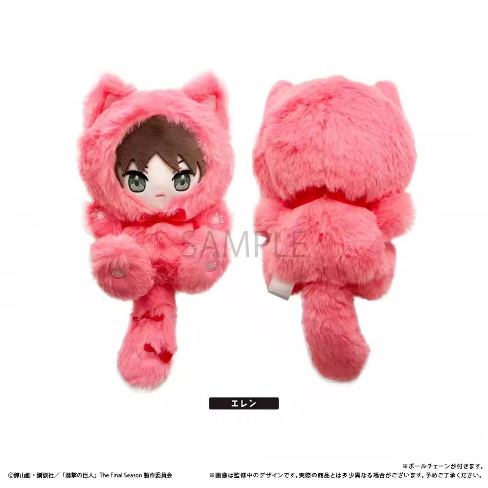 Attack on Titan Tapi-nyanko plush doll series