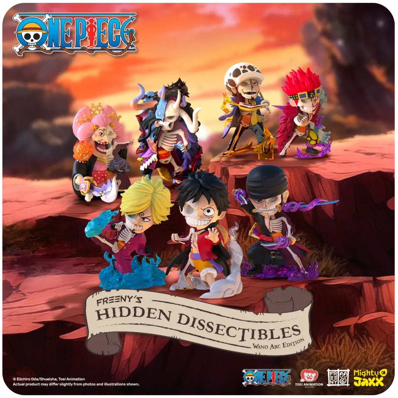 Mighty Jaxx - One Piece Wano Arc Blind Box