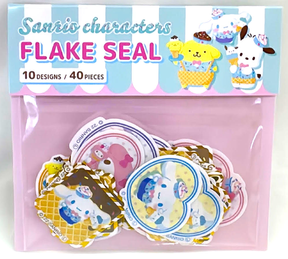 Sanrio Characters Flake Seal Set