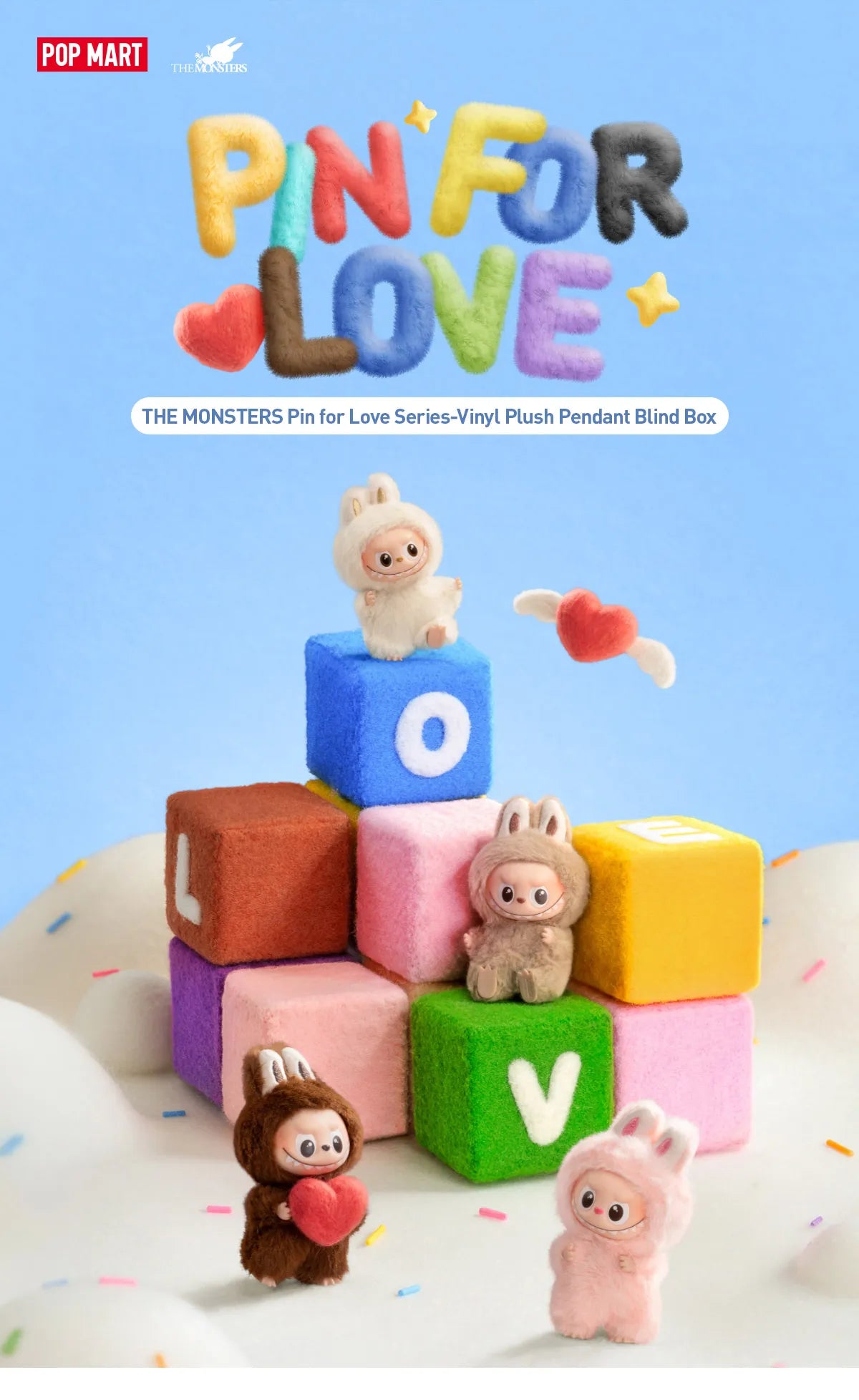 Labubu: Pin for Love blind box (A-M)