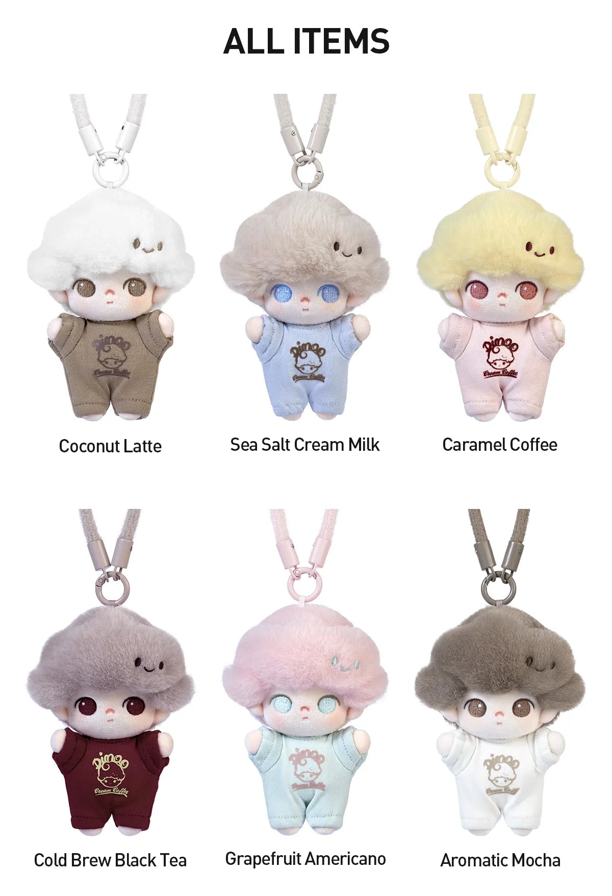 Pop Mart DIMOO Crush on Coffee plush charm blind box