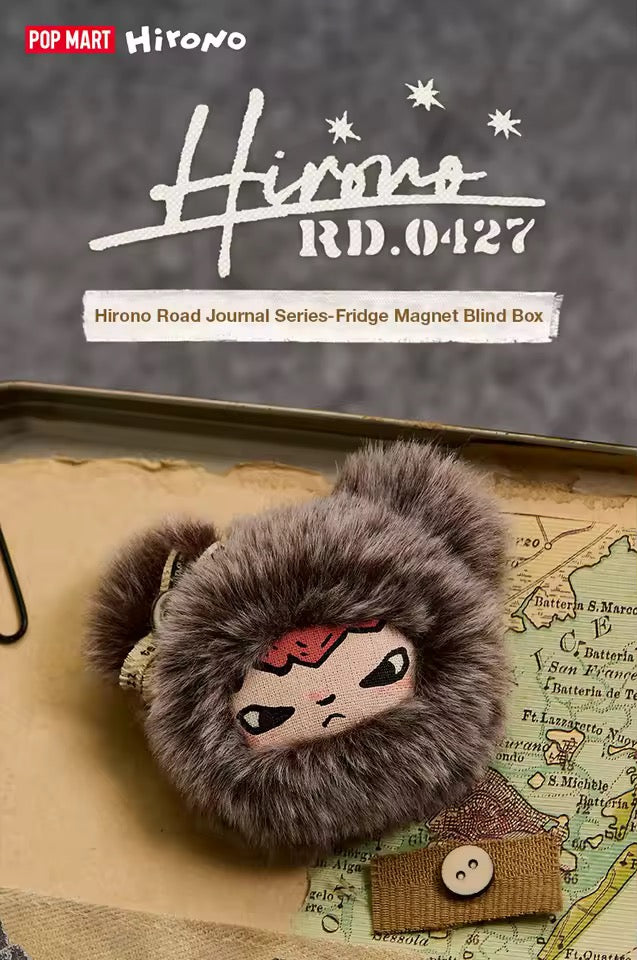 POP MART Hirono Road Journal Series-Fridge Magnet Blind Box (1 random)