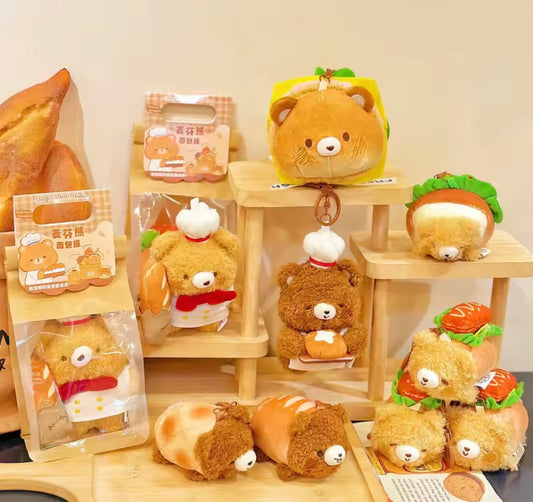 Bakery bear plushies