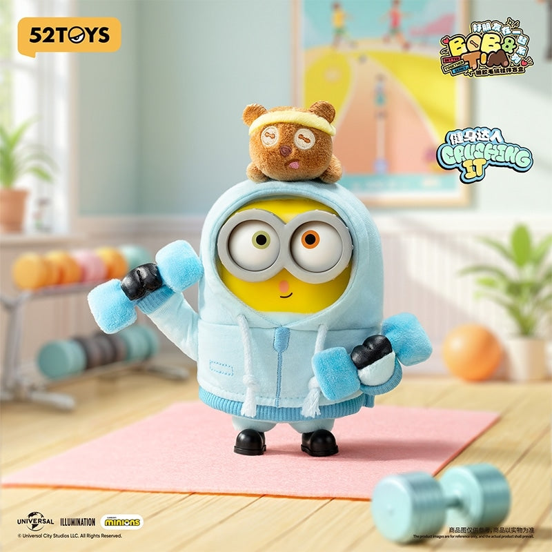 Minions Bob + Tim Better Together Series Vinyl Plush Keychain blind box