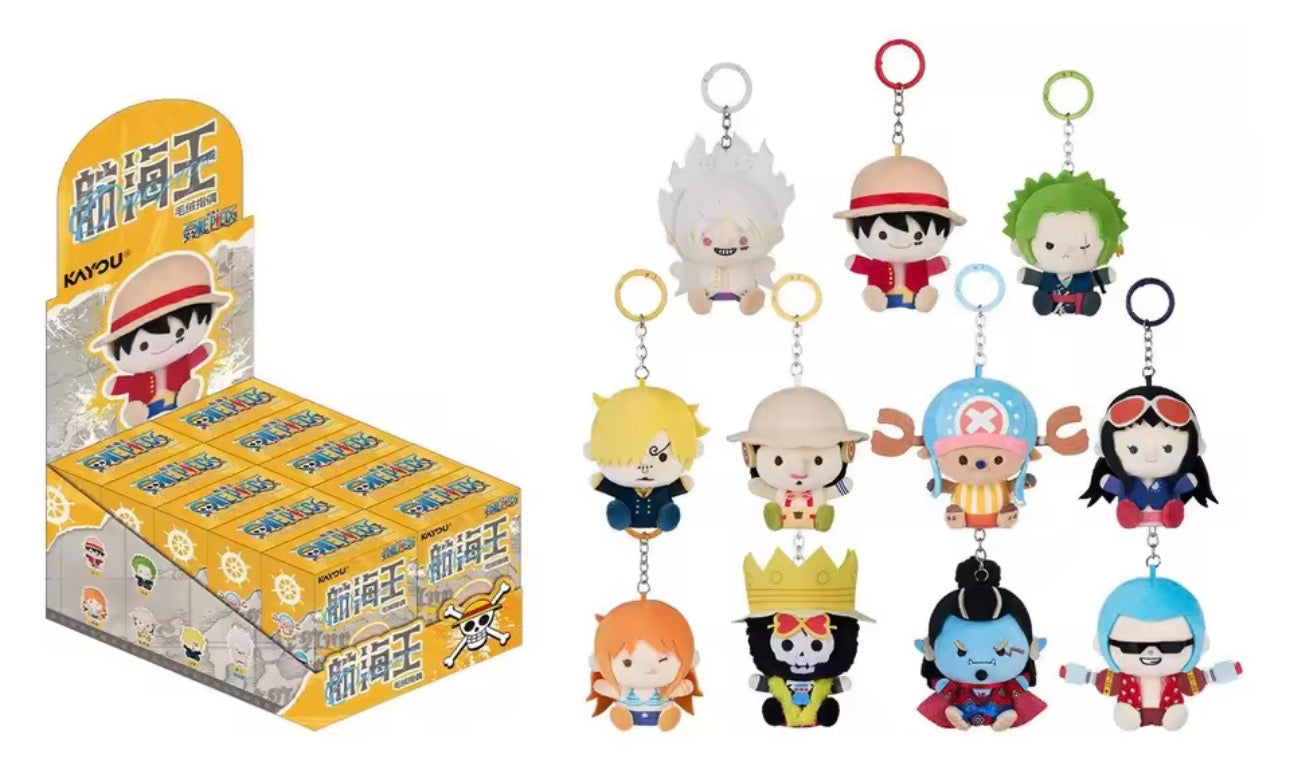 Straw Hat Pirates Finger Puppets & Plush Charms Blind Box