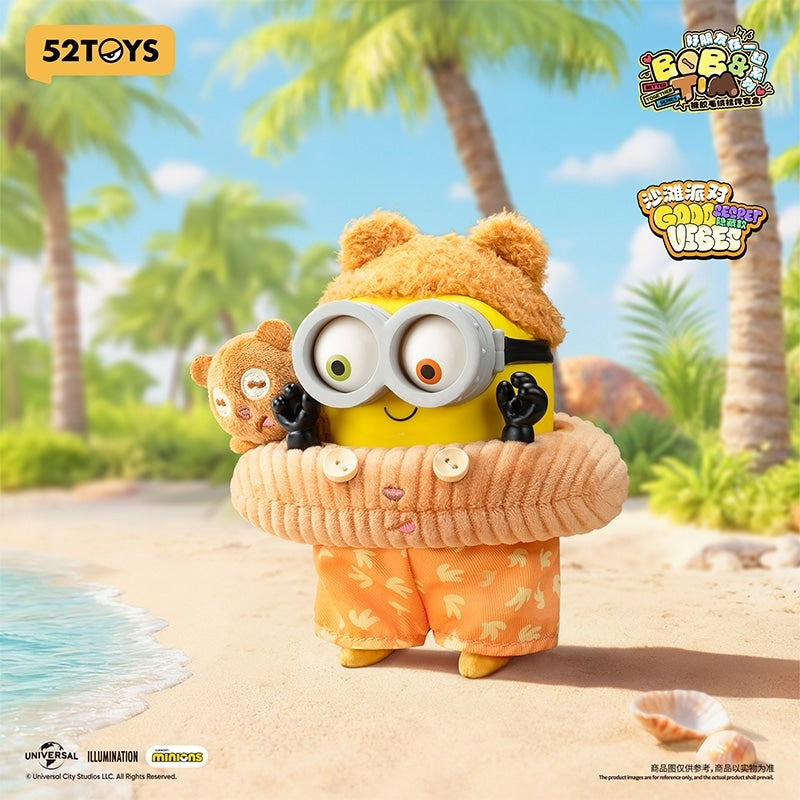 Minions Bob + Tim Better Together Series Vinyl Plush Keychain blind box