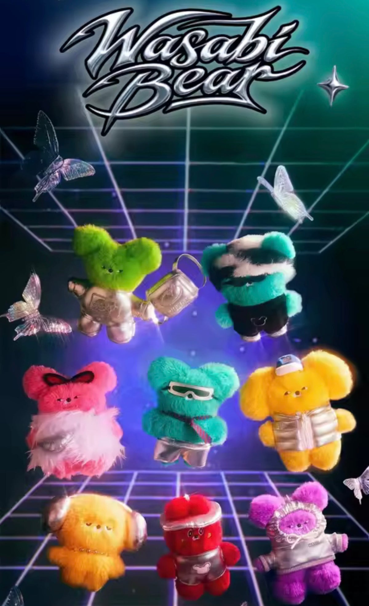 Wasabi bear plush blind box