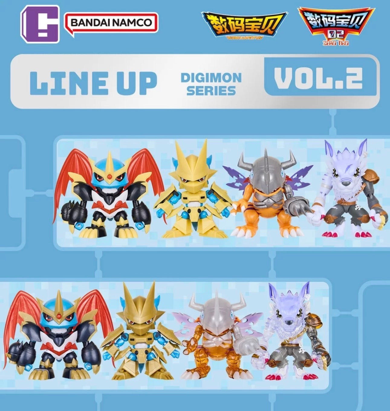 Digimon Plabako Vol.2 Blind Box (1 Random)