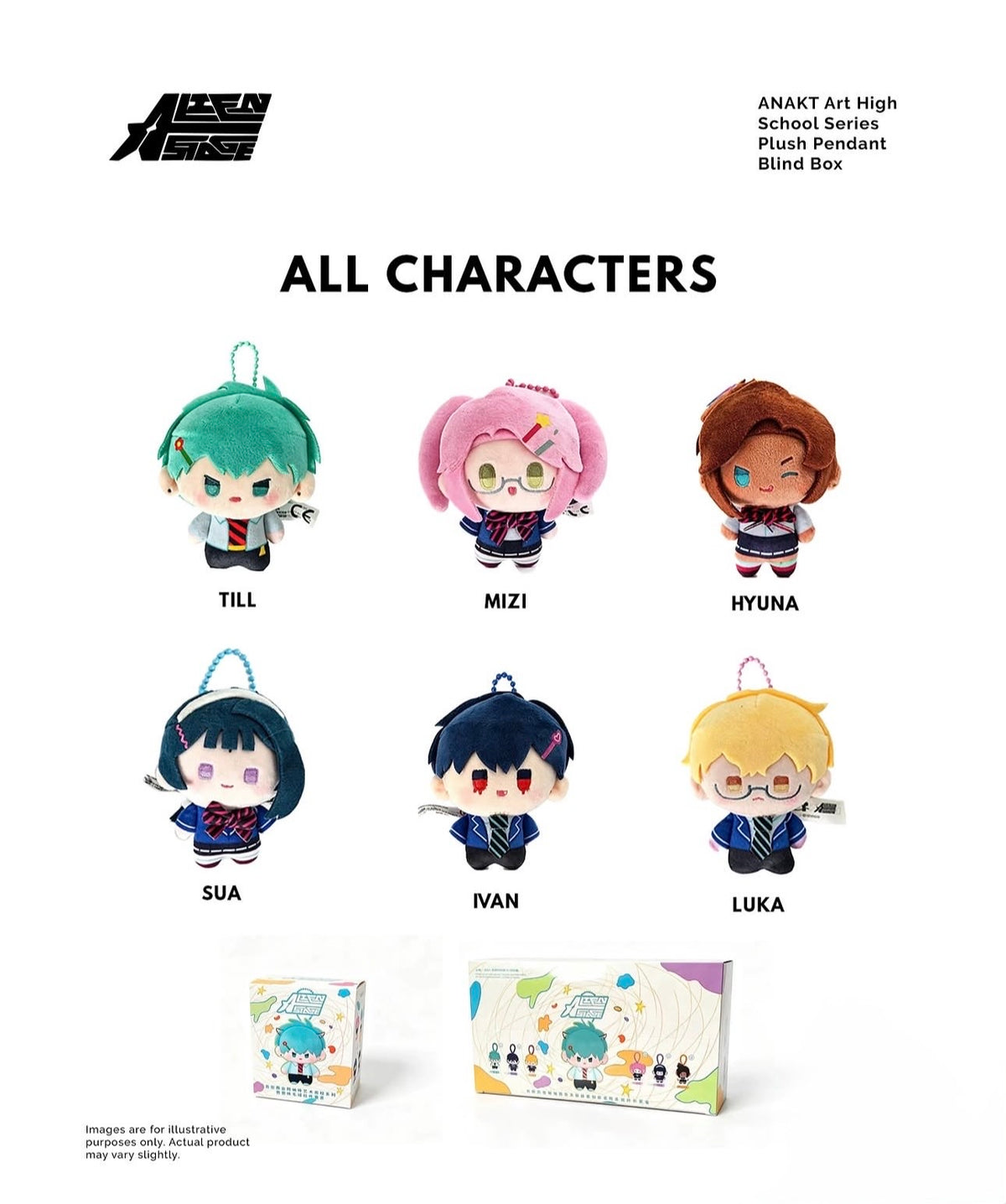 Alien Stage – ANAKT Art High School Series Plush Pendant Blind Box
