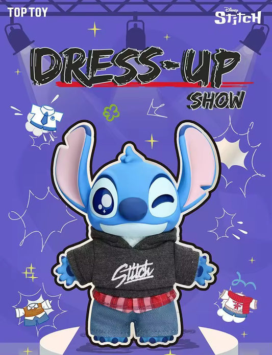Toptoy Disney Stitch Dress Up Show Series Vinyl Doll Blind Box (1 Random)