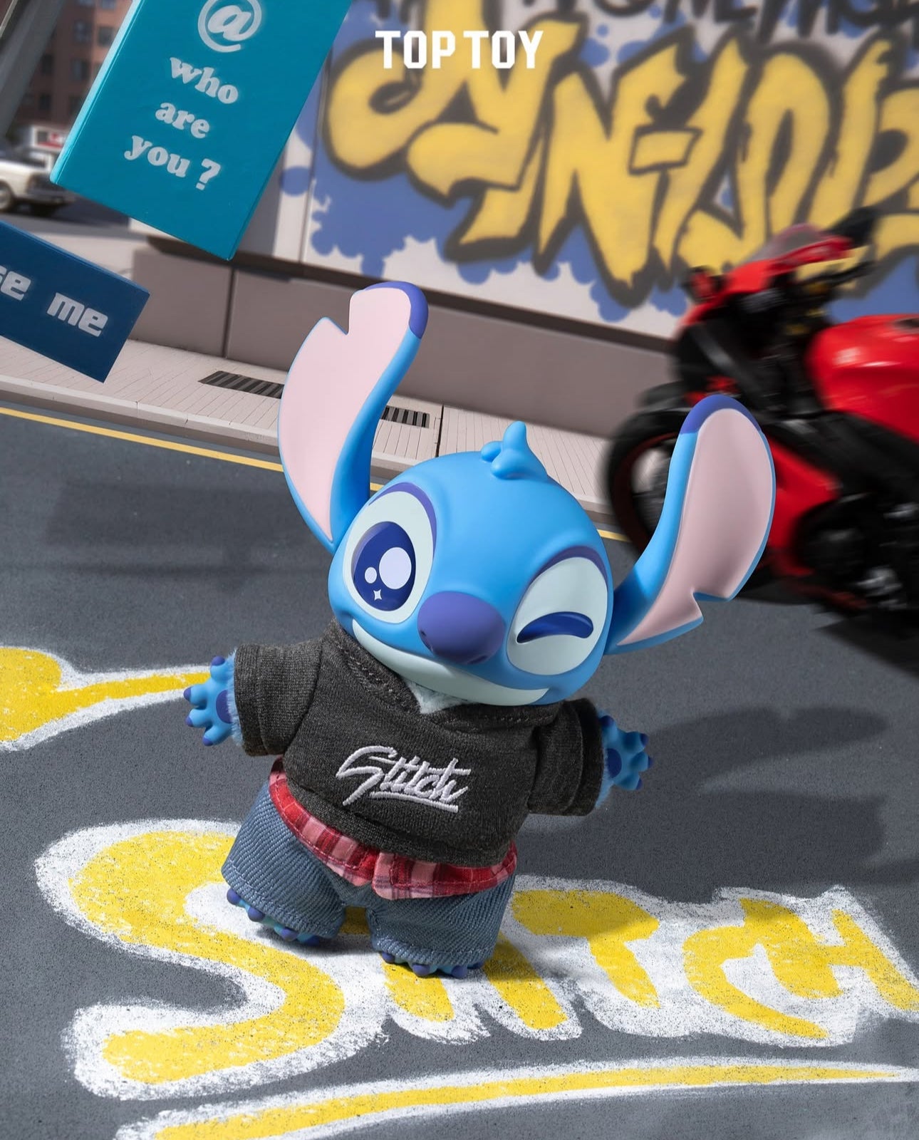 Toptoy Disney Stitch Dress Up Show Series Vinyl Doll Blind Box (1 Random)