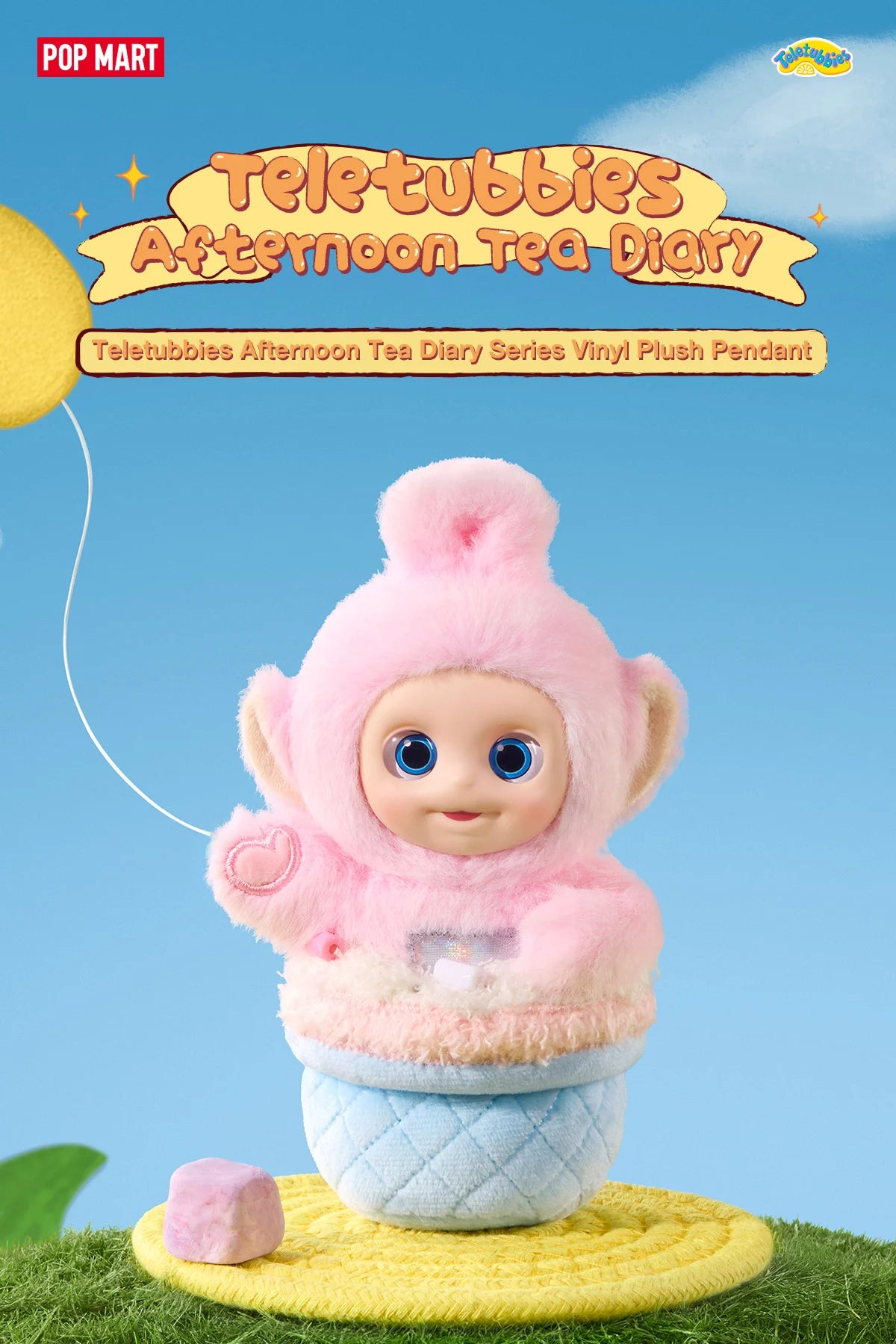 POP MART Teletubbies Afternoon Tea Diary Series Vinyl Plush Pendant