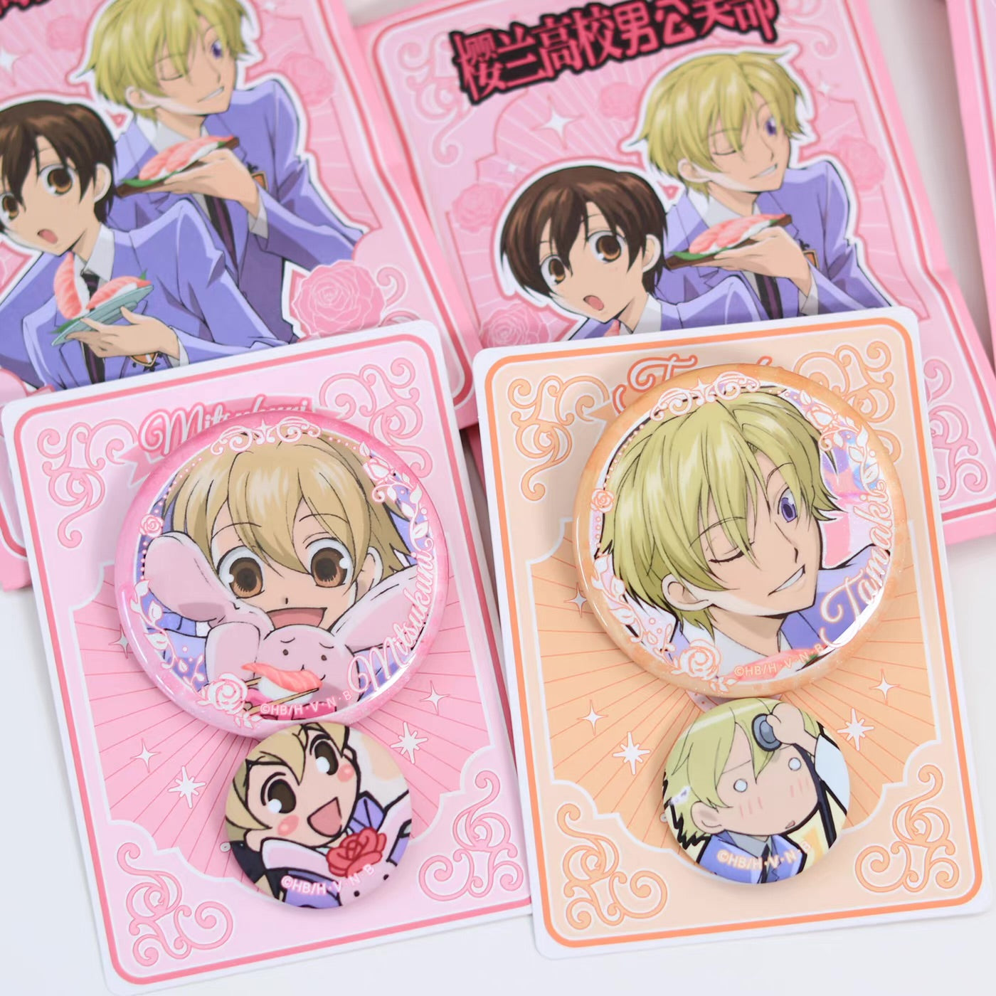 Ouran High School Host Club badges Pack (Random)