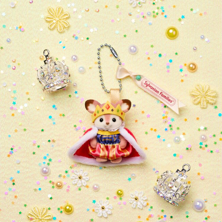 Sylvanian Families: Willow Deer Baby(Prince)Aster Keychain