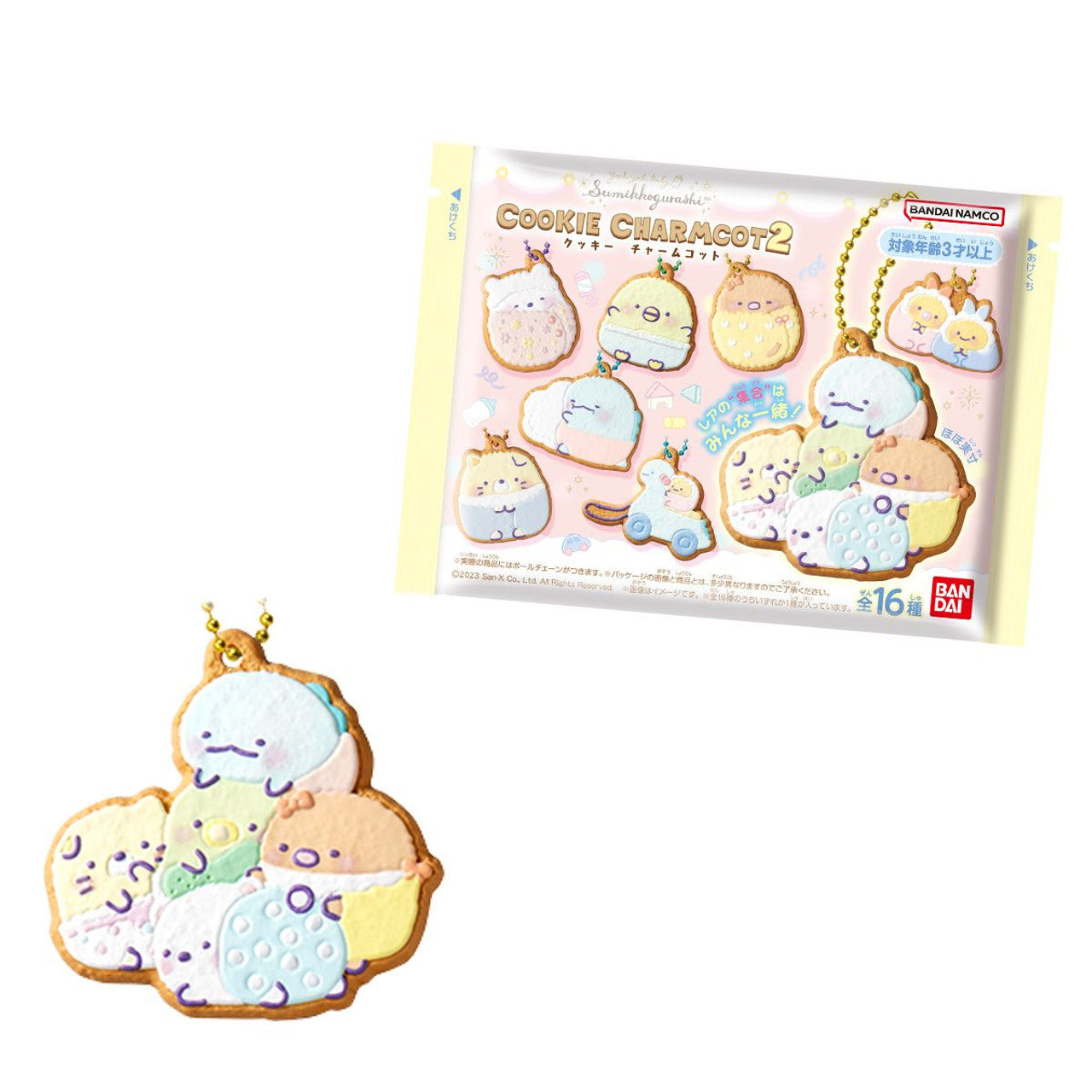 Sumikko Gurashi Cookie Shaped Charmcot (1 Random)