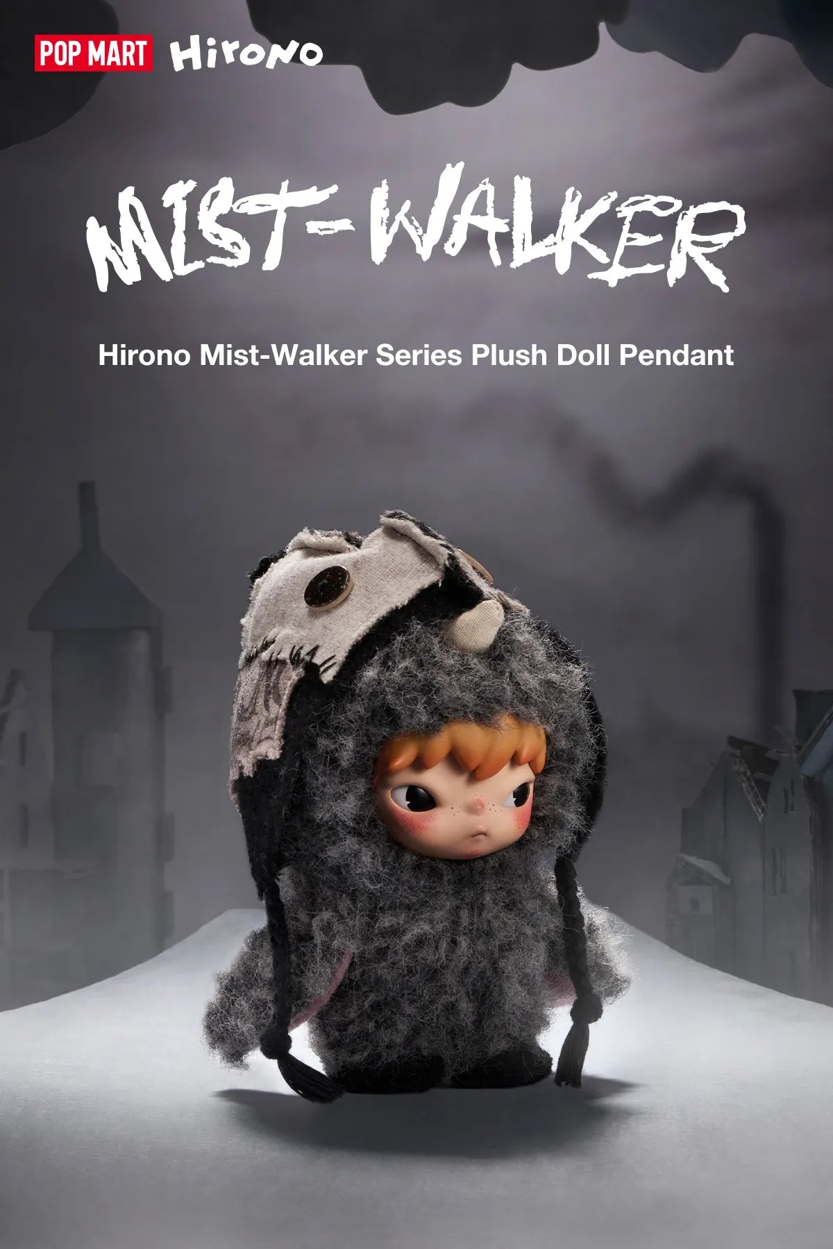 POP MART Hirono Mist-Walker Series - Plush Doll Pendant  BlindBox
