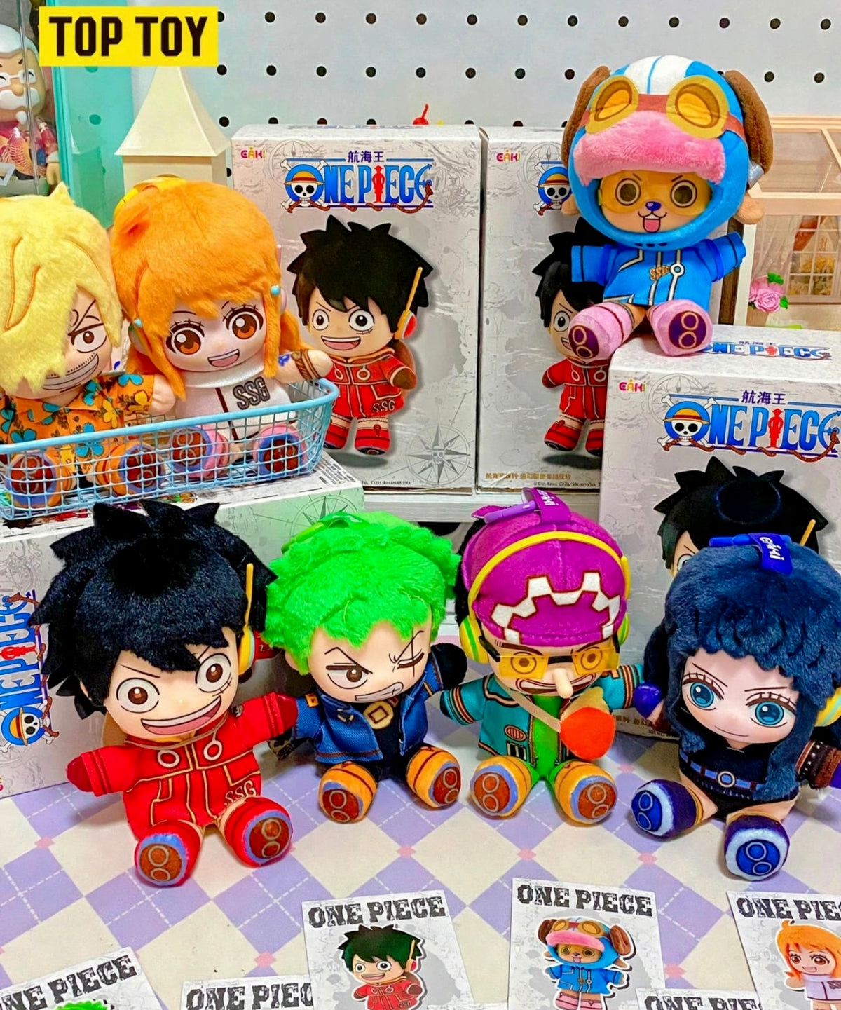 TOPTOY x EAKI One Piece Egghead Arc Plush Blind Box