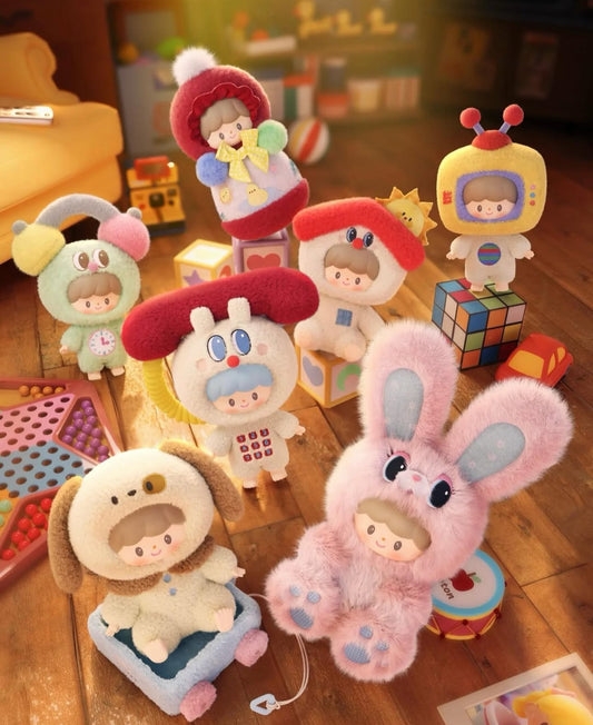 zZoton Happy Childhood Series Plush Blind Box (1 Random)