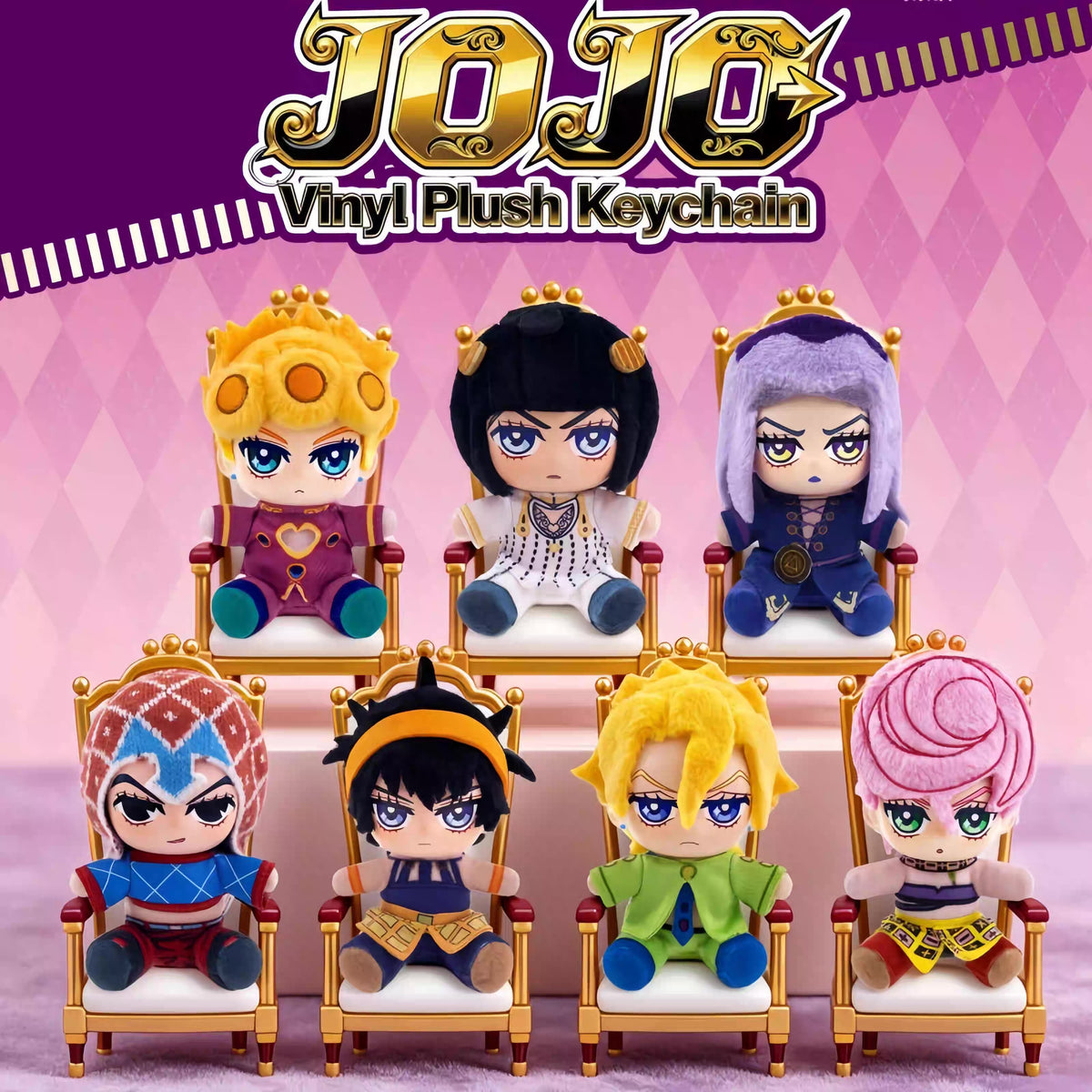 JoJo's Bizarre Adventure: Golden Wind Series Chibi Sitting Plush Pendant Blind Box