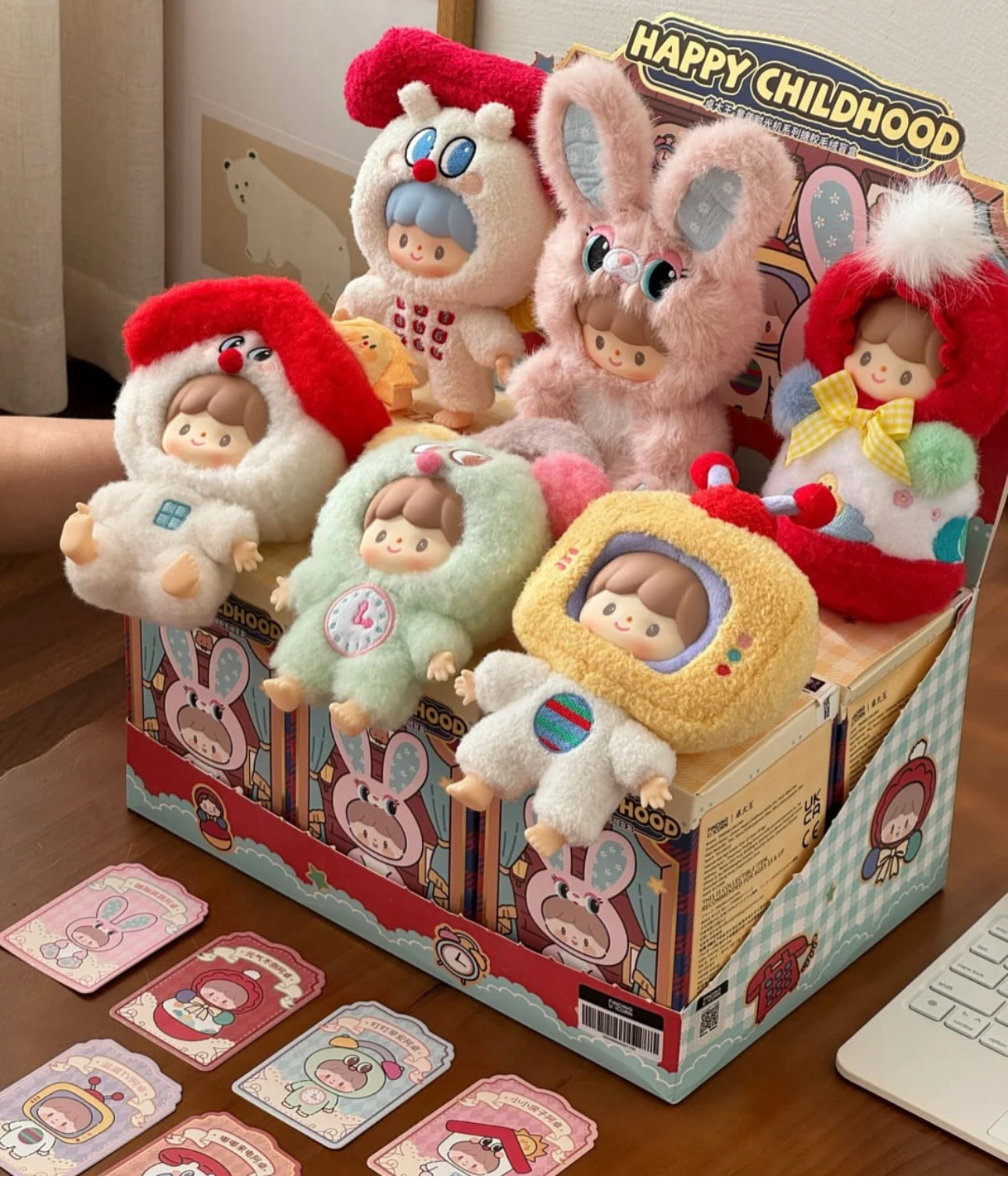 zZoton Happy Childhood Series Plush Blind Box (1 Random)