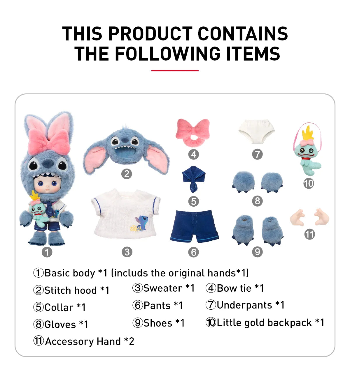 HACIPUPU STITCH 1/8 Action Figure