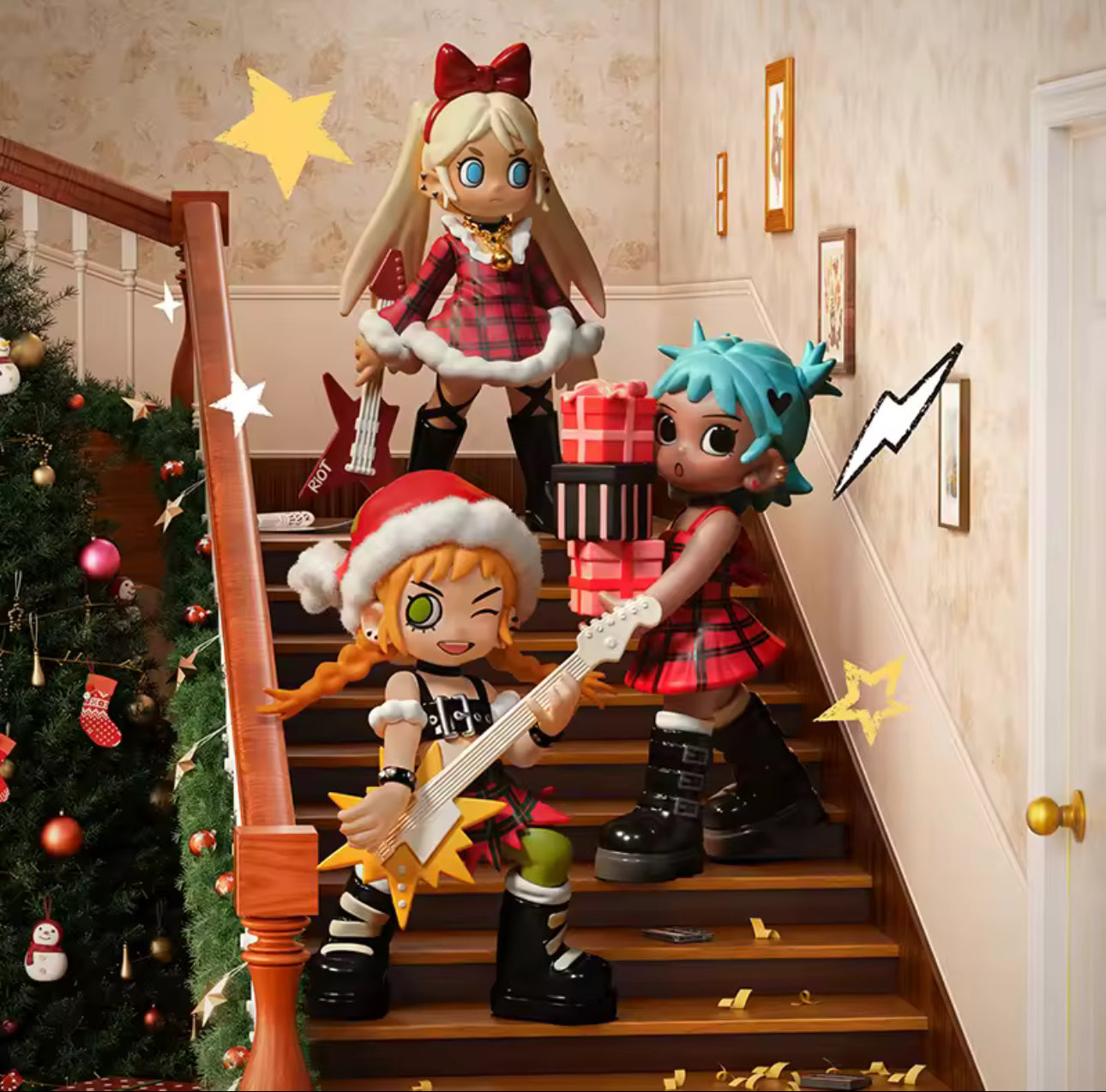 POP MART Lil Peach Riot Holiday Mixtape Series Figures Blind Box (1 Random)