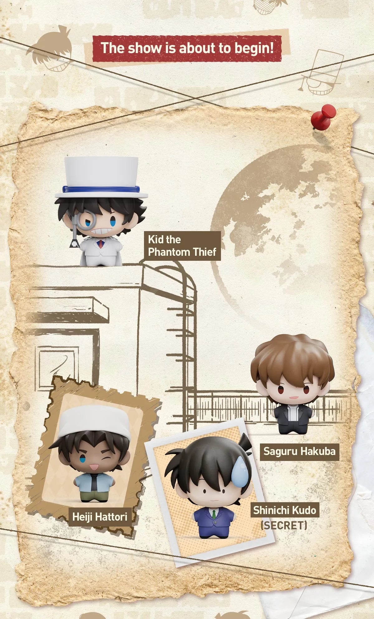 Detective Conan-Super Mini Figure blind box