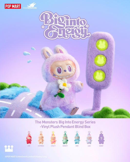 THE MONSTERS Big into Energy Series Vinyl Plush Pendant Blind Box - Labubu