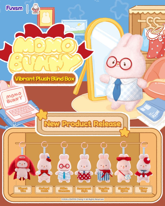 Funism Momo Bunny Energetic Wardrobe series plush blind box