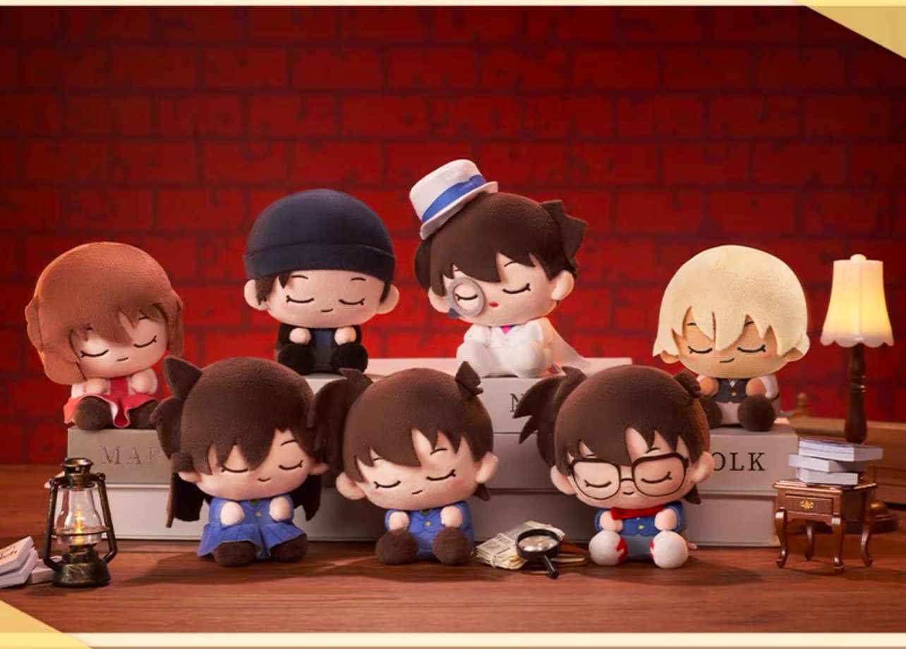 Detective Conan Sleeping Plush Keychain (1 Random)