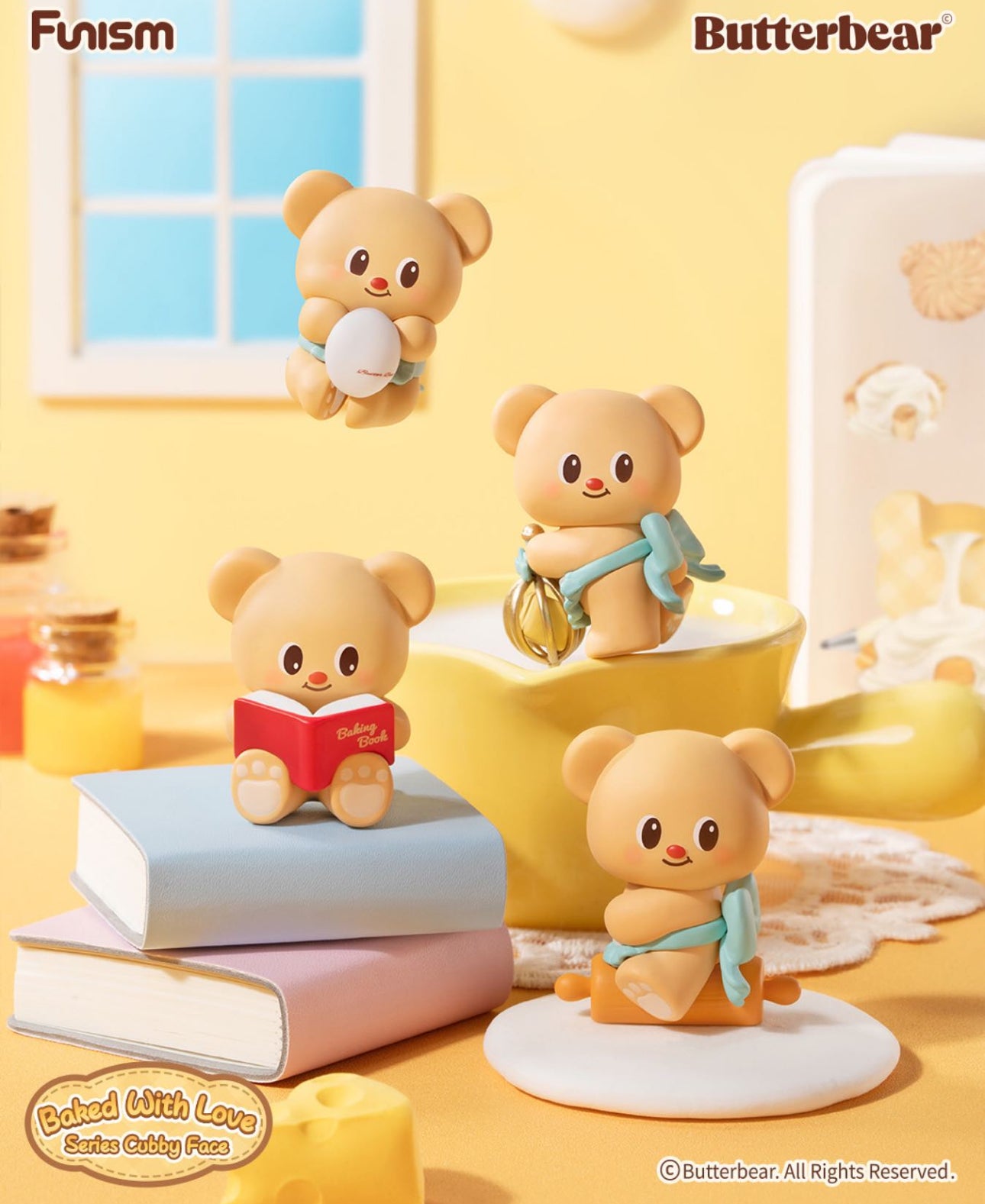 Butter bear: Chubby Face Blind Box (1 Random)
