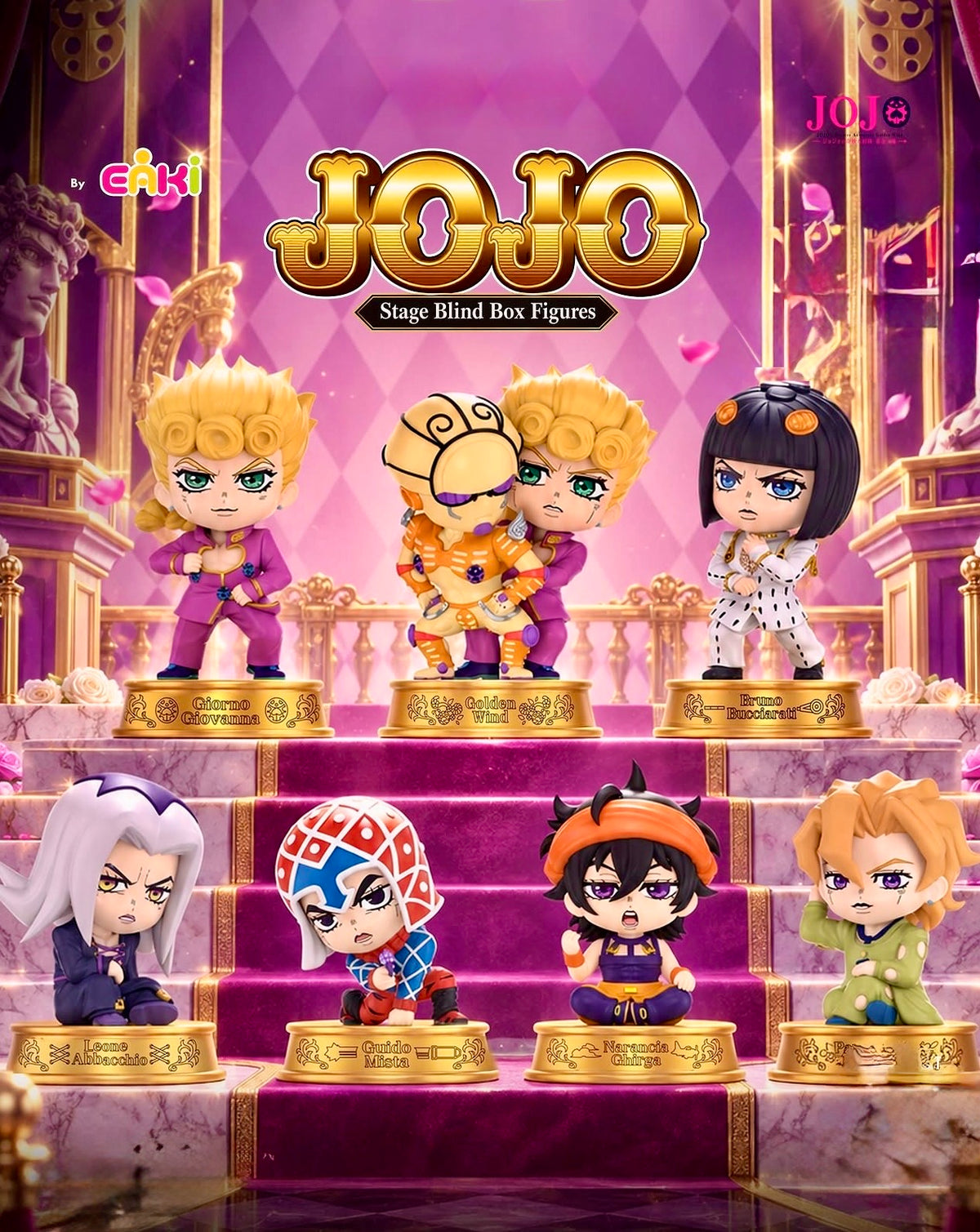 JoJo's Bizarre Adventure: Golden Wind – Stage Blind Box Figures